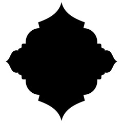 Islamic Label Emblem Shape Glyph Pictogram symbol visual illustration