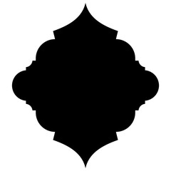 Islamic Label Emblem Shape Glyph Pictogram symbol visual illustration