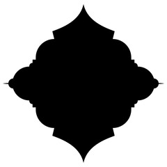 Islamic Label Emblem Shape Glyph Pictogram symbol visual illustration