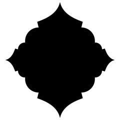 Islamic Label Emblem Shape Glyph Pictogram symbol visual illustration