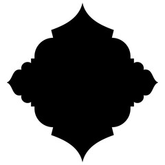 Islamic Label Emblem Shape Glyph Pictogram symbol visual illustration