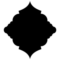 Islamic Label Emblem Shape Glyph Pictogram symbol visual illustration