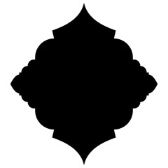 Islamic Label Emblem Shape Glyph Pictogram symbol visual illustration