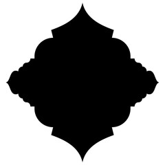 Islamic Label Emblem Shape Glyph Pictogram symbol visual illustration