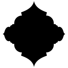 Islamic Label Emblem Shape Glyph Pictogram symbol visual illustration