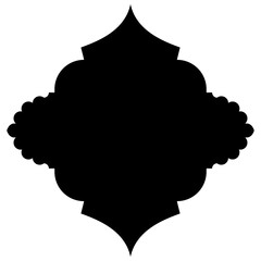 Islamic Label Emblem Shape Glyph Pictogram symbol visual illustration