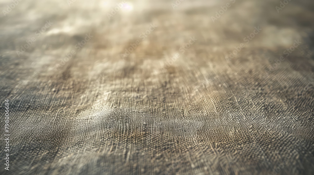 Poster a close up of a piece of cloth with a grainy texture. the cloth is brown and has a rough surface