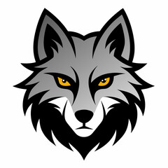  wolf head illustration for t-shirt design vector illustration