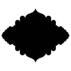 Islamic Label Emblem Shape Glyph Pictogram symbol visual illustration