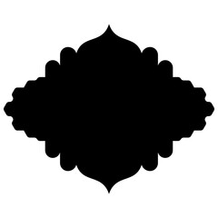 Islamic Label Emblem Shape Glyph Pictogram symbol visual illustration