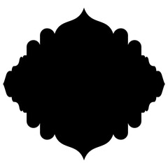 Islamic Label Emblem Shape Glyph Pictogram symbol visual illustration