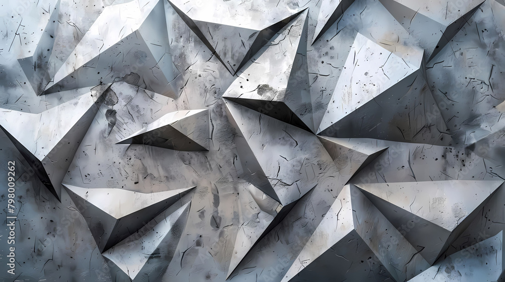 Aufkleber abstract geometric textures in the form of triangles