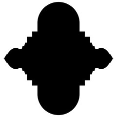 Islamic Label Emblem Shape Glyph Pictogram symbol visual illustration