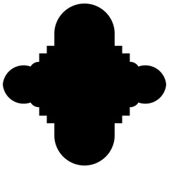 Islamic Label Emblem Shape Glyph Pictogram symbol visual illustration