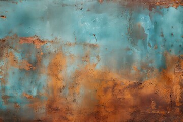 b'Blue and orange abstract painting'