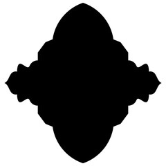 Islamic Label Emblem Shape Glyph Pictogram symbol visual illustration