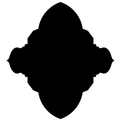 Islamic Label Emblem Shape Glyph Pictogram symbol visual illustration