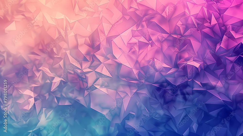 Poster abstract polygonal background with a lot of triangles