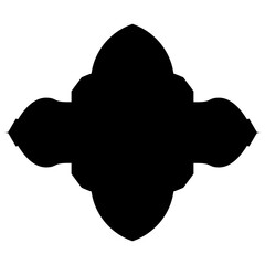 Islamic Label Emblem Shape Glyph Pictogram symbol visual illustration