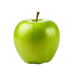 green apple isolated on white