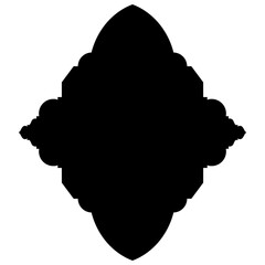 Islamic Label Emblem Shape Glyph Pictogram symbol visual illustration