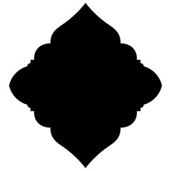 Islamic Label Emblem Shape Glyph Pictogram symbol visual illustration