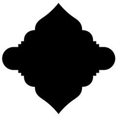 Islamic Label Emblem Shape Glyph Pictogram symbol visual illustration