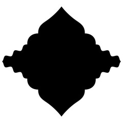 Islamic Label Emblem Shape Glyph Pictogram symbol visual illustration