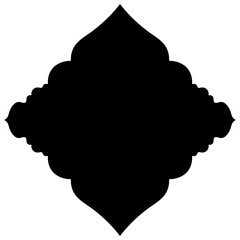 Islamic Label Emblem Shape Glyph Pictogram symbol visual illustration