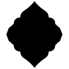 Islamic Label Emblem Shape Glyph Pictogram symbol visual illustration