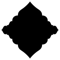 Islamic Label Emblem Shape Glyph Pictogram symbol visual illustration