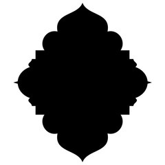 Islamic Label Emblem Shape Glyph Pictogram symbol visual illustration