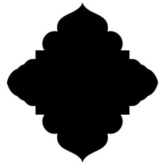 Islamic Label Emblem Shape Glyph Pictogram symbol visual illustration