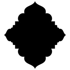 Islamic Label Emblem Shape Glyph Pictogram symbol visual illustration
