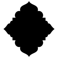 Islamic Label Emblem Shape Glyph Pictogram symbol visual illustration