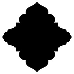 Islamic Label Emblem Shape Glyph Pictogram symbol visual illustration