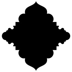Islamic Label Emblem Shape Glyph Pictogram symbol visual illustration