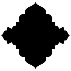 Islamic Label Emblem Shape Glyph Pictogram symbol visual illustration