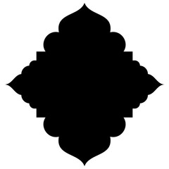 Islamic Label Emblem Shape Glyph Pictogram symbol visual illustration