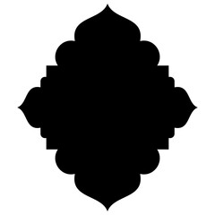 Islamic Label Emblem Shape Glyph Pictogram symbol visual illustration