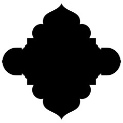 Islamic Label Emblem Shape Glyph Pictogram symbol visual illustration