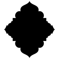 Islamic Label Emblem Shape Glyph Pictogram symbol visual illustration