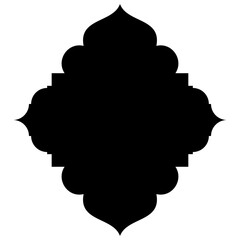 Islamic Label Emblem Shape Glyph Pictogram symbol visual illustration