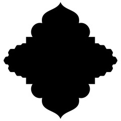 Islamic Label Emblem Shape Glyph Pictogram symbol visual illustration