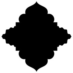 Islamic Label Emblem Shape Glyph Pictogram symbol visual illustration