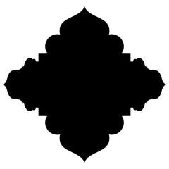 Islamic Label Emblem Shape Glyph Pictogram symbol visual illustration