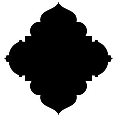 Islamic Label Emblem Shape Glyph Pictogram symbol visual illustration