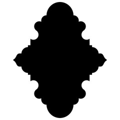 Islamic Label Emblem Shape Glyph Pictogram symbol visual illustration
