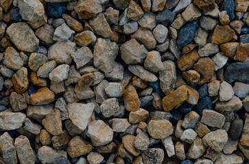 Background of rocks and pebbles