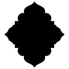 Islamic Label Emblem Shape Glyph Pictogram symbol visual illustration